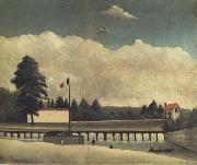 Henri Rousseau The Tollgate painting